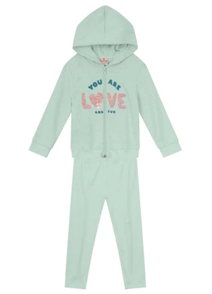 Brandili - Conjunto Infantil Menina Verde - BRANDILI
