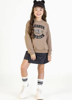 Soft Bonni - Conjunto Infantil Moletinho e Courino Bege - SOFT BONNI