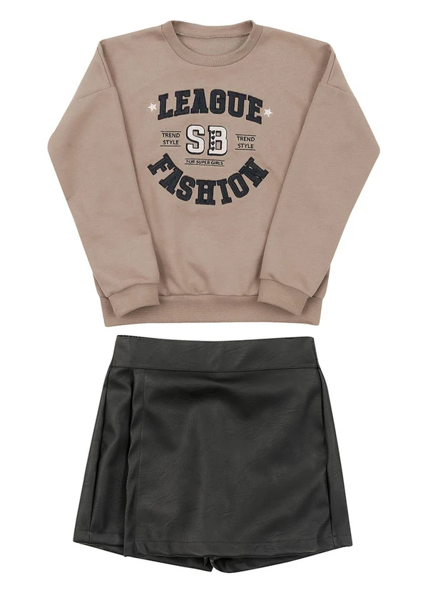 Soft Bonni - Conjunto Infantil Moletinho e Courino Bege 5