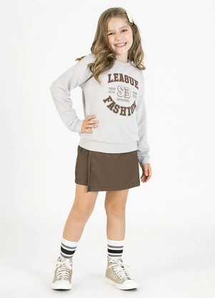 Soft Bonni - Conjunto Infantil Moletinho e Courino Branco - SOFT BONNI