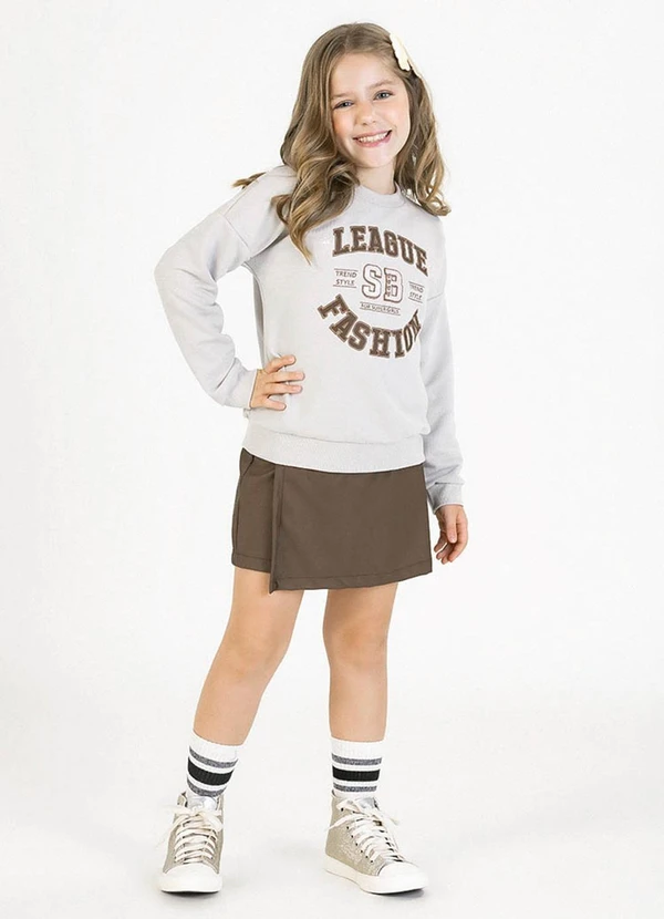 Soft Bonni - Conjunto Infantil Moletinho e Courino Branco