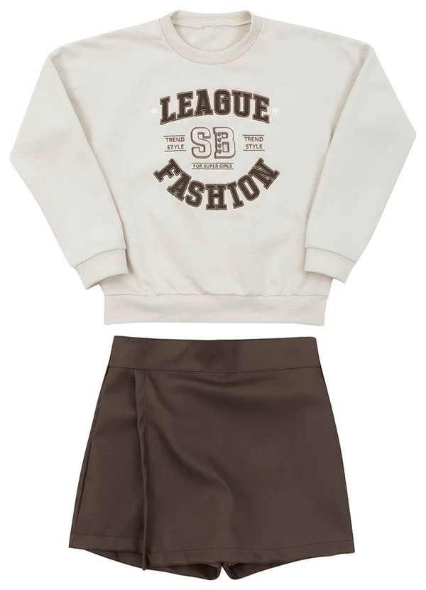 Soft Bonni - Conjunto Infantil Moletinho e Courino Branco 3