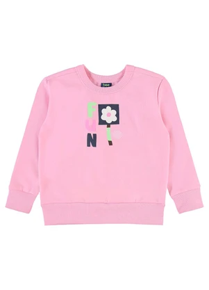 Bee Loop - Conjunto Infantil Moletom Florido Rosa - BEE LOOP