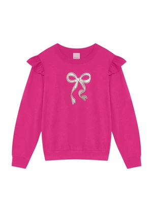 Duduka - Conjunto Infantil Moletom Rosa - DUDUKA