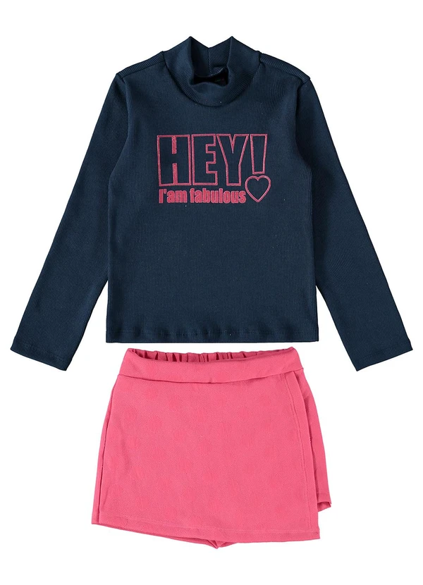 Guloseima - Conjunto Infantil para Menina Azul