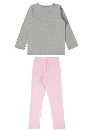 Guloseima - Conjunto Infantil para Menina Cinza - GULOSEIMA