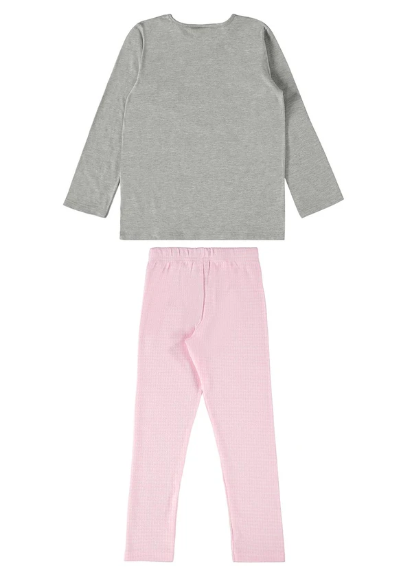 Guloseima - Conjunto Infantil para Menina Cinza 2