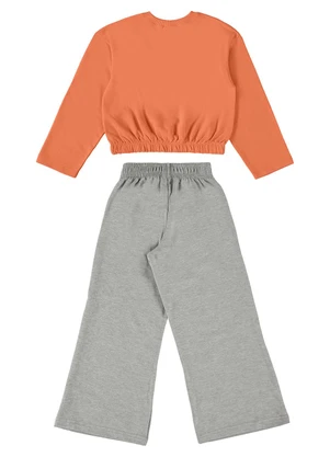 Guloseima - Conjunto Infantil para Menina Laranja - GULOSEIMA