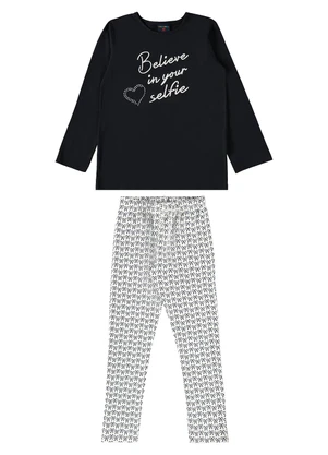 Guloseima - Conjunto Infantil para Menina Preto - GULOSEIMA