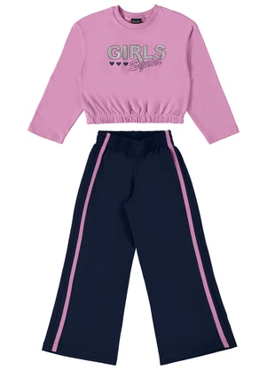 Guloseima - Conjunto Infantil para Menina Roxo - GULOSEIMA
