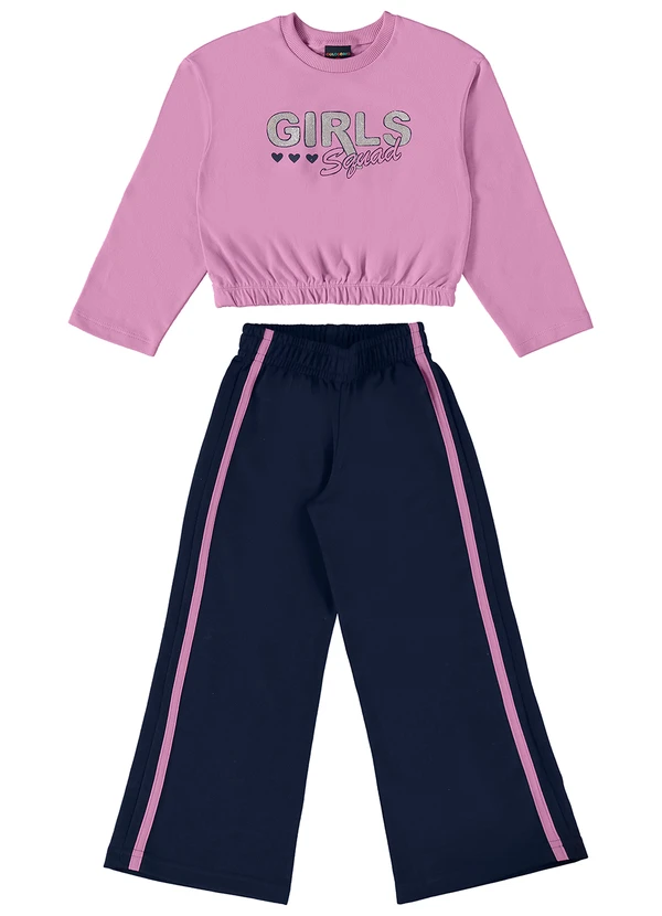 Guloseima - Conjunto Infantil para Menina Roxo