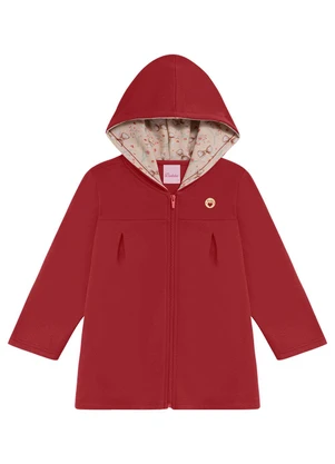 Duduka - Conjunto Infantil Parka Capuz Bordô - DUDUKA