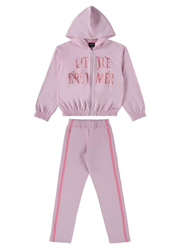 Guloseima - Conjunto Infantil Peluciado Rosa
