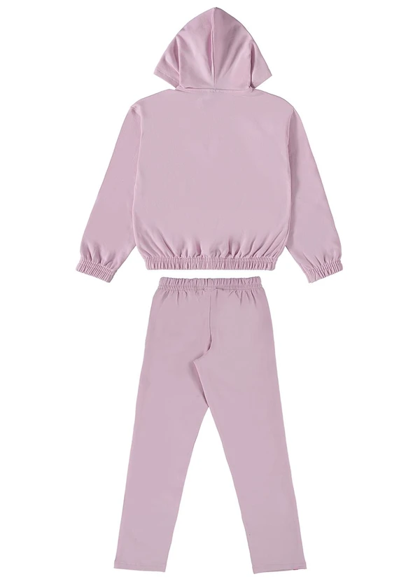 Guloseima - Conjunto Infantil Peluciado Rosa 2