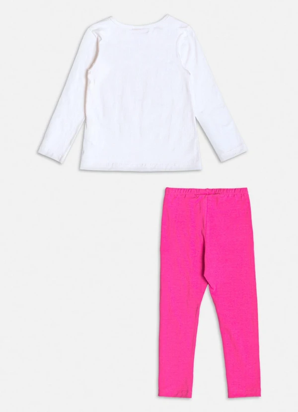 Momi - Conjunto Infantil Sapatilhas com Strass Branco 2