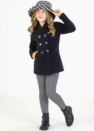 Soft Bonni - Conjunto Infantil Soft e Jacquard Preto - SOFT BONNI