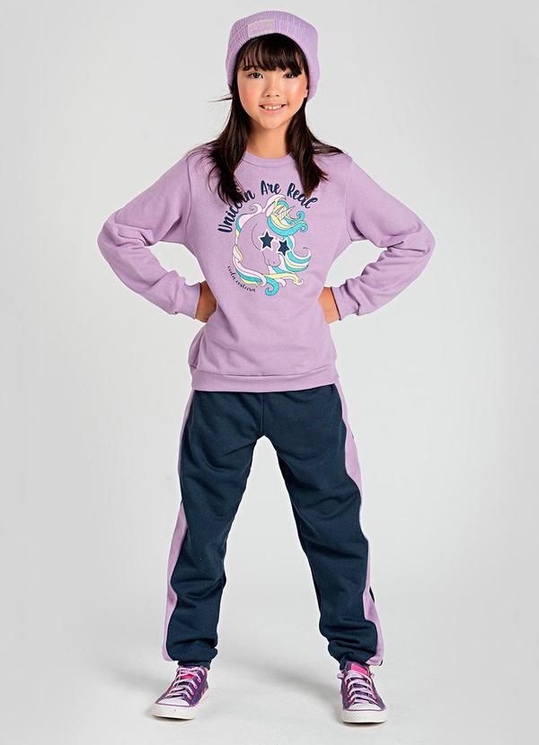Vida Costeira - Conjunto Infantil Unicorn Are Real Lavanda