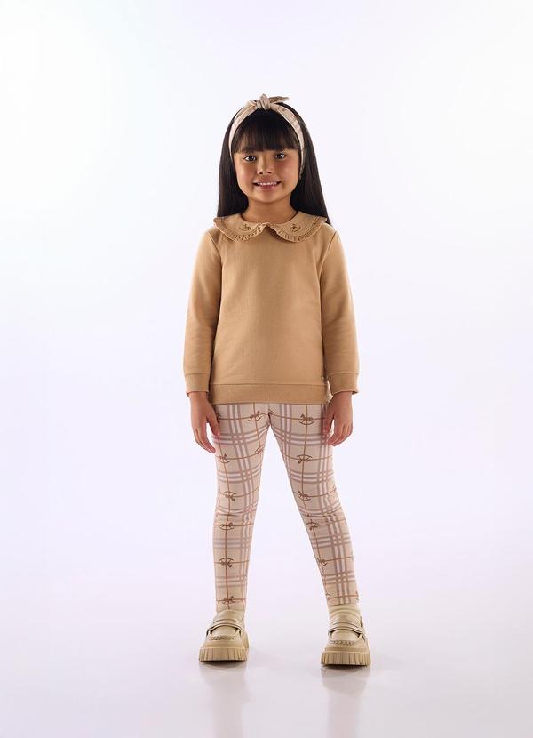 Up Baby - Conjunto Inverno Moletom Bege