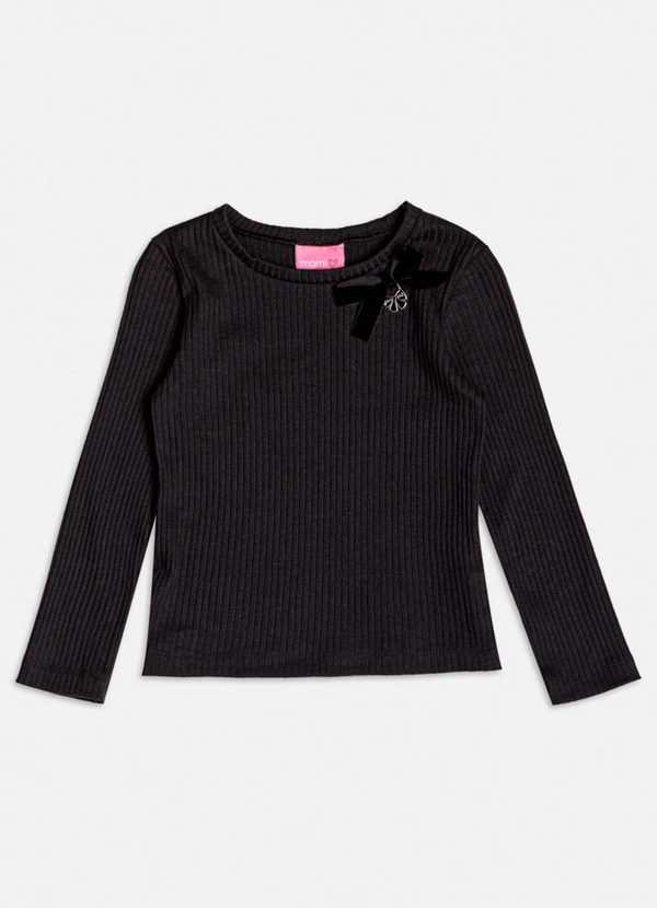 Momi - Conjunto Jacquard com Estampa de Laços Preto 3