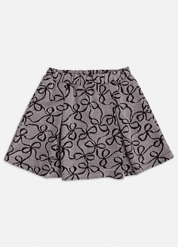 Momi - Conjunto Jacquard com Estampa de Laços Preto 4