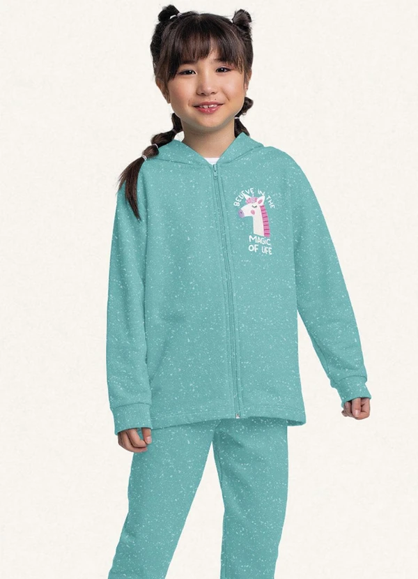 Fakini Kids - Conjunto Jaqueta C/Capuz e Calça Azul 3