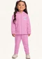 Fakini Kids - Conjunto Jaqueta C/Capuz e Calça Azul - variação: Rosa