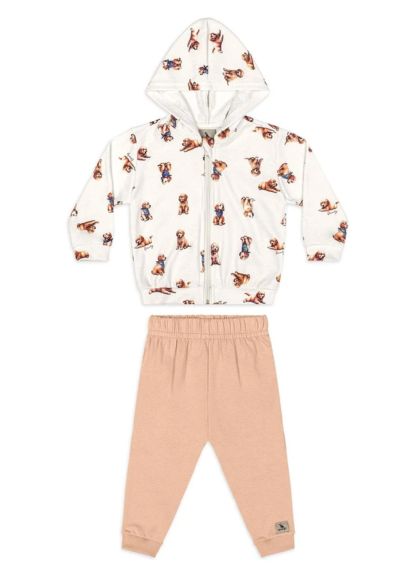 Quimby - Conjunto Jaqueta Calça Branco 2