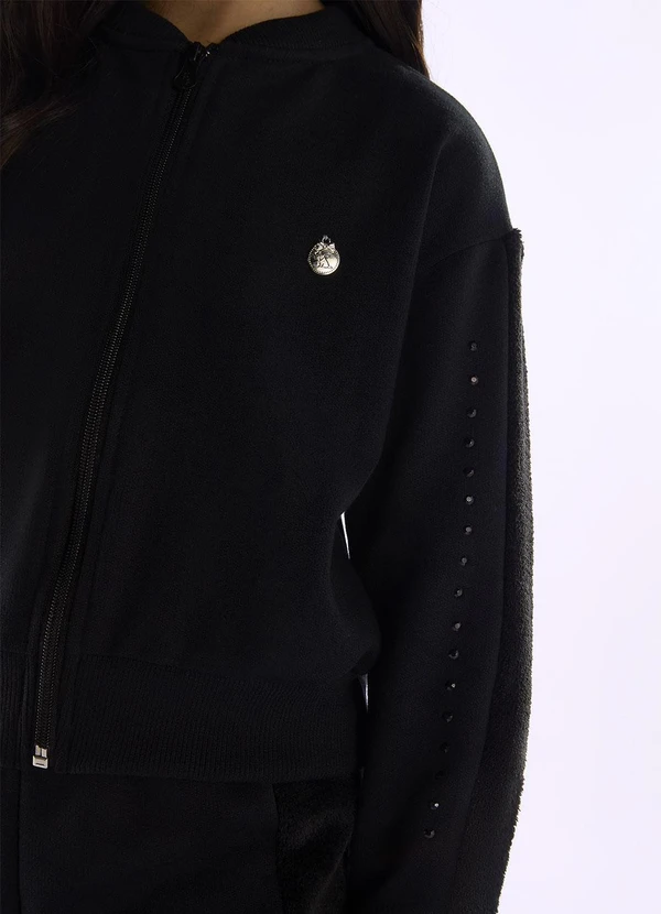 Quimby - Conjunto Jaqueta Calça Moletom Preto 2