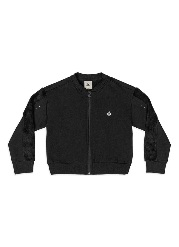 Quimby - Conjunto Jaqueta Calça Moletom Preto 4