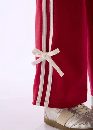 Quimby - Conjunto Jaqueta Calça Moletom Vermelho - QUIMBY