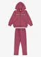 Rovi Kids - Conjunto Jaqueta Capuz e Legging Rosa - variação: Vermelho