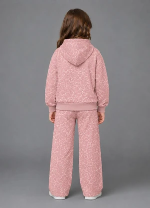 Rovi Kids - Conjunto Jaqueta com Calça Feminino Rosa - ROVI KIDS