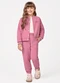 Trick Nick - Conjunto Jaqueta com Calça Rosa - variação: Rosa