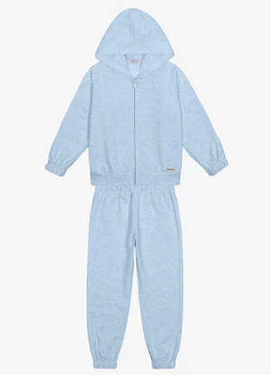 Trick Nick - Conjunto Jaqueta com Capuz e Calça Azul - TRICK NICK