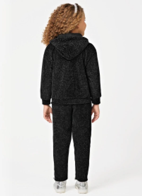 Trick Nick - Conjunto Jaqueta com Capuz e CalçaPreto 2