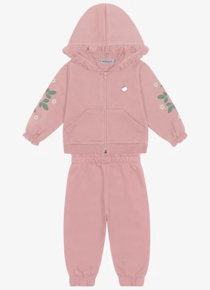 Trick Nick - Conjunto Jaqueta com Capuz e Calca Rosa - TRICK NICK