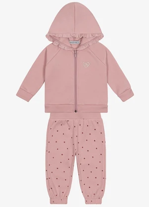 Trick Nick - Conjunto Jaqueta com Capuz e Calca Rosa - TRICK NICK