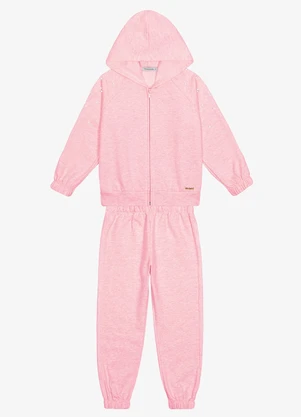 Trick Nick - Conjunto Jaqueta com Capuz e Calça Rosa - TRICK NICK