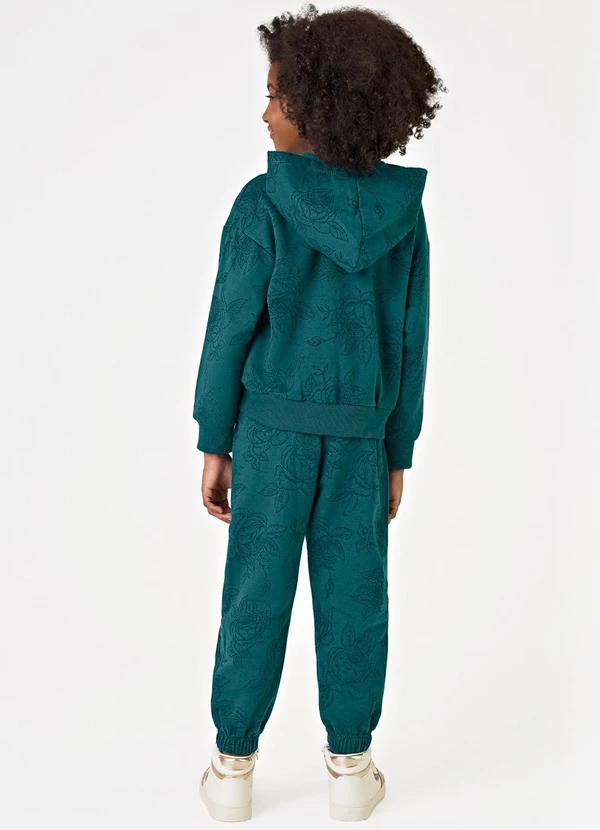 Trick Nick - Conjunto Jaqueta com Capuz e Calça Verde 2