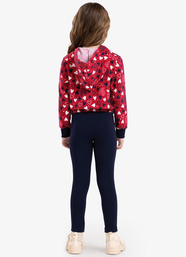 Rovi Kids - Conjunto Jaqueta com Capuz e Calça Vermelho 2