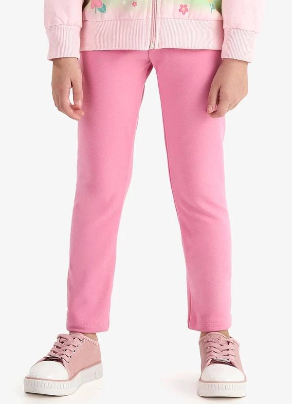 Rovi Kids - Conjunto Jaqueta com Capuz e Legging Rosa 4