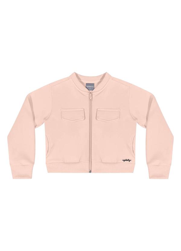Quimby - Conjunto Jaqueta Cropped e Calça Rosa 3