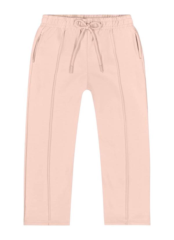 Quimby - Conjunto Jaqueta Cropped e Calça Rosa 5