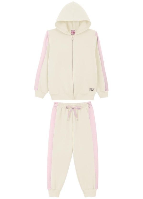 Lik Kids - Conjunto Jaqueta e Calça 2 Cabos Nude