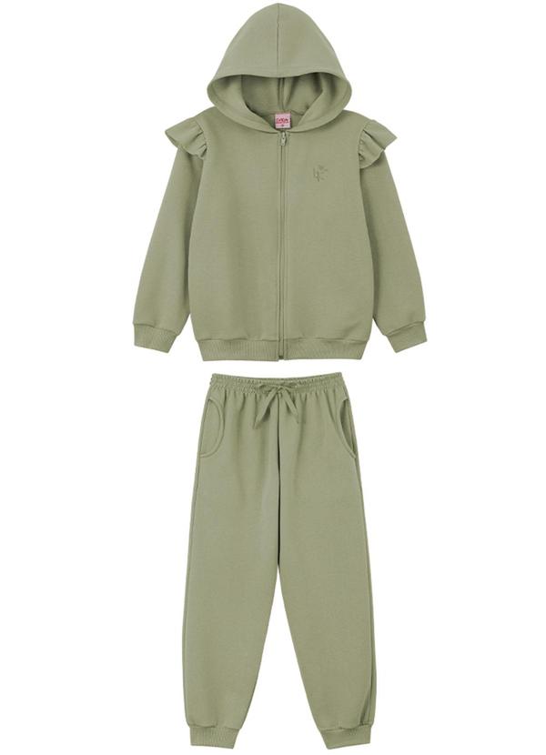 Lik Kids - Conjunto Jaqueta e Calça 2 Cabos Verde