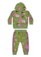 Quimby - Conjunto Jaqueta e Calça Bebê Menina Roxo - variação: Verde