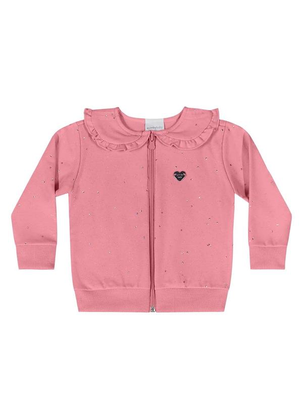 Quimby - Conjunto Jaqueta e Calça Bebê Rosa 2