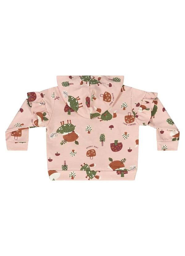 Quimby - Conjunto Jaqueta e Calça Bebê Rosa 3