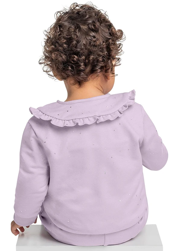 Quimby - Conjunto Jaqueta e Calça Bebê Roxo 2