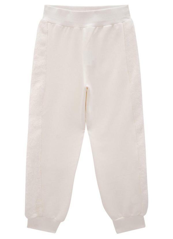 Milli e Nina - Conjunto Jaqueta e Calça em Molecotton Bege 4